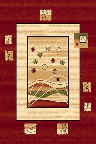 Ковер 5409 - RED - Прямоугольник