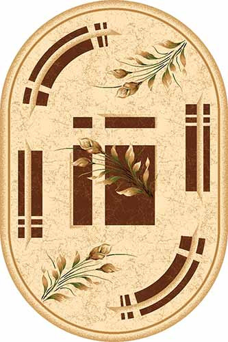 Ковер 5442 - BEIGE-BROWN - Овал