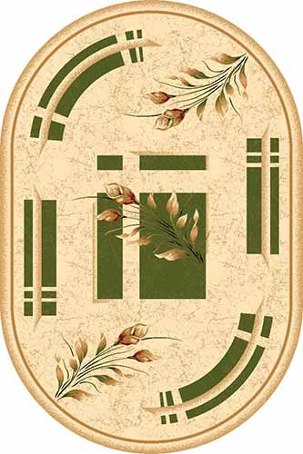 Ковер 5442 - GREEN - Овал