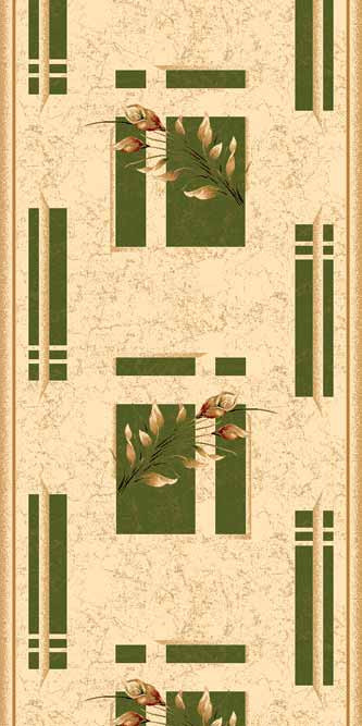 Ковер 5442 - GREEN - Дорожка
