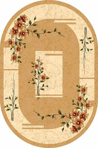 Ковер d024 - BEIGE - Овал