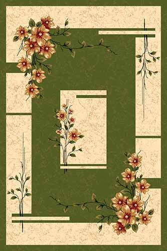 Ковер d024 - GREEN - Прямоугольник