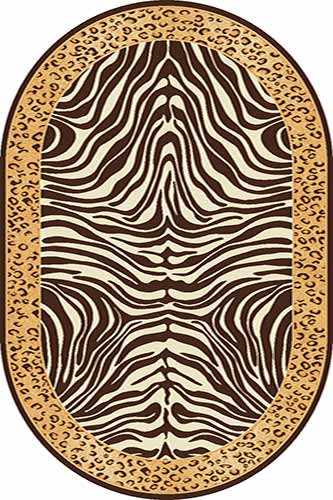 Ковер d079 - BROWN - Овал