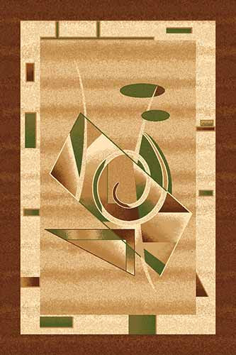 Ковер d091 - BROWN - Прямоугольник