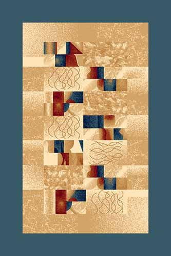 Ковер d143 - BLUE - Прямоугольник