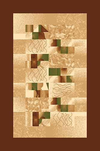 Ковер d143 - BROWN - Прямоугольник