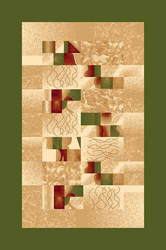 Ковер d143 - GREEN - Прямоугольник