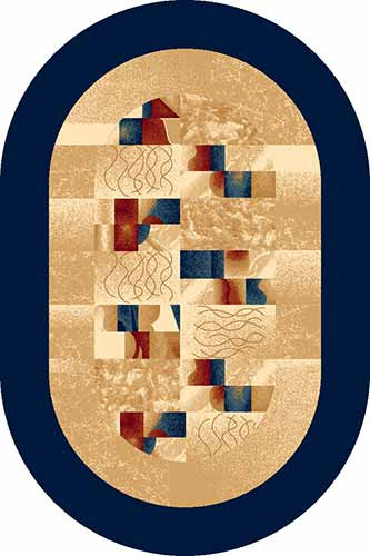 Ковер d143 - NAVY - Овал
