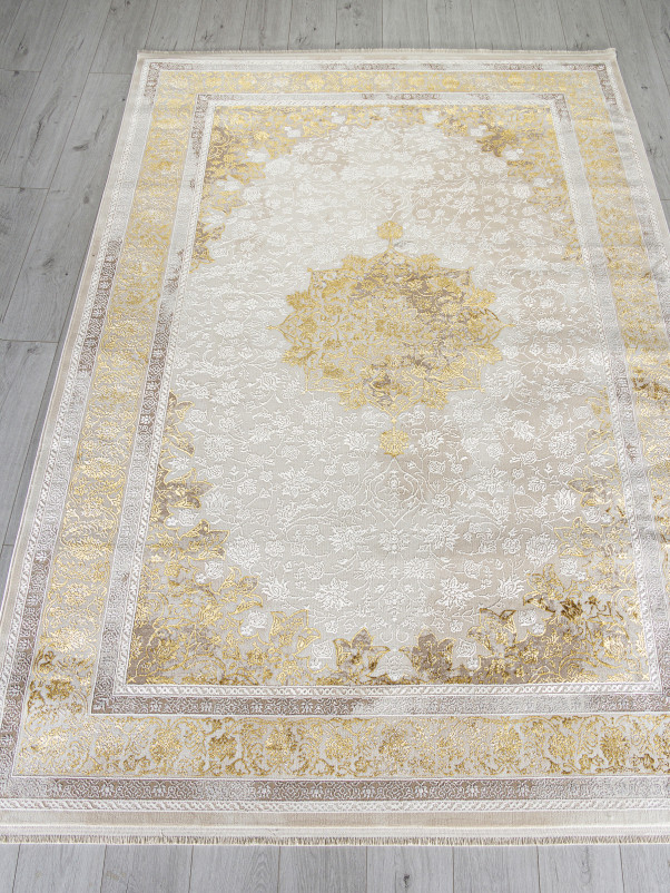 Ковер A064A - CREAM / GOLD FDY - Прямоугольник