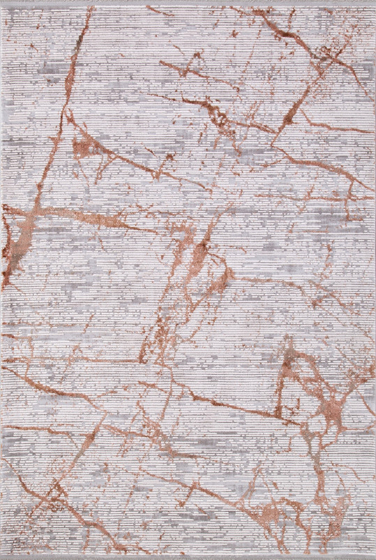 Ковер 5851B - GREY - RUST - Прямоугольник
