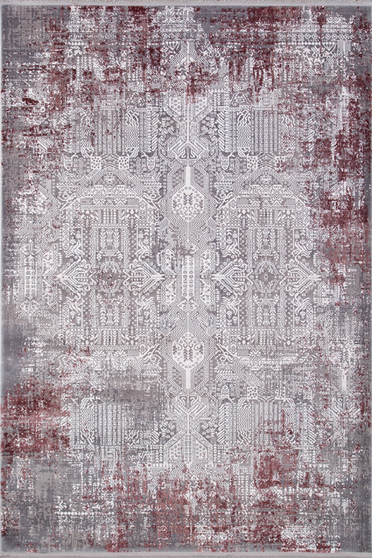 Ковер 5883B - GREY - PINK - Прямоугольник
