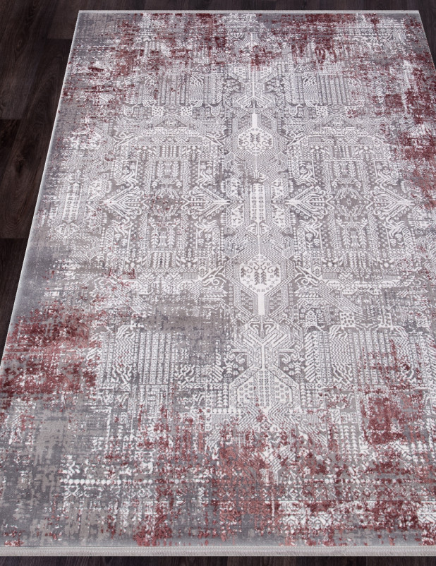 Ковер 5883B - GREY - PINK - Прямоугольник