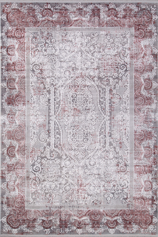 Ковер 5885C - GREY - PINK - Прямоугольник