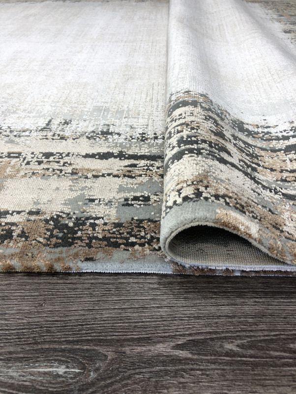Ковер 9348B - GREY / BROWN - Прямоугольник