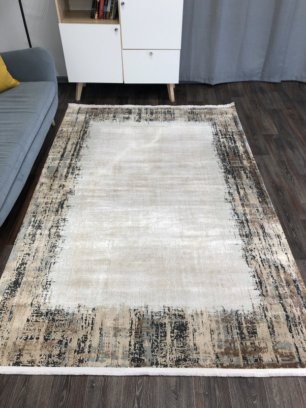 Ковер 9348B - GREY / BROWN - Прямоугольник