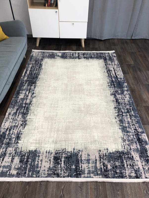 Ковер 9348H - BLUE / CREAM - Прямоугольник