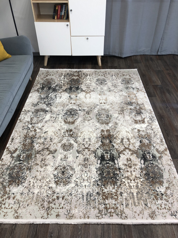 Ковер 9354B - GREY / BROWN - Прямоугольник