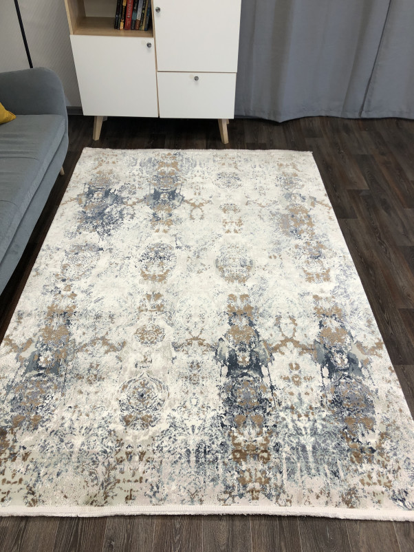 Ковер 9354H - BLUE / CREAM - Прямоугольник