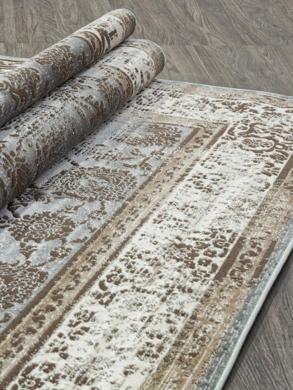 Ковер F247 - BEIGE-GRAY - Прямоугольник