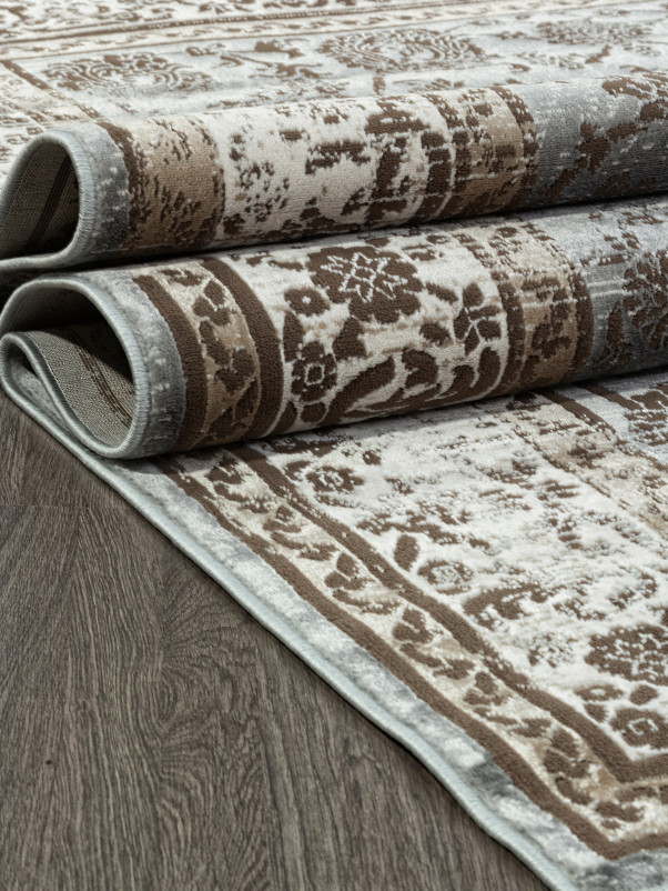 Ковер F247 - BEIGE-GRAY - Прямоугольник