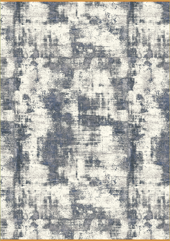 Ковер 00067 - GREY / BLUE - Прямоугольник