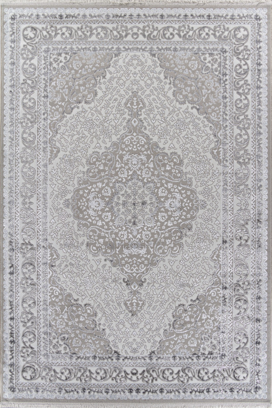 Ковер Q011A - BEIGE SHRINK / GREY FDY - Прямоугольник