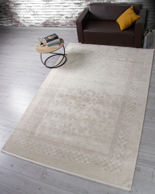 Ковер A810AP - L.BEIGE / GREY - Прямоугольник