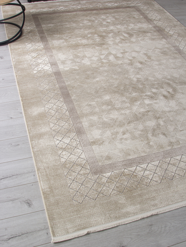Ковер A810AP - L.BEIGE / GREY - Прямоугольник