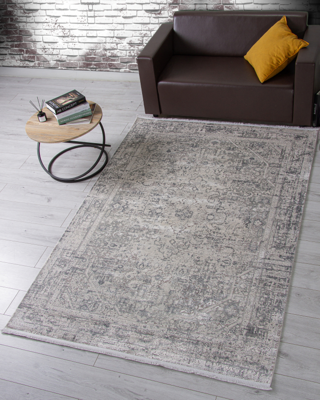 Ковер F999DG - GREY / L.GREY - Прямоугольник