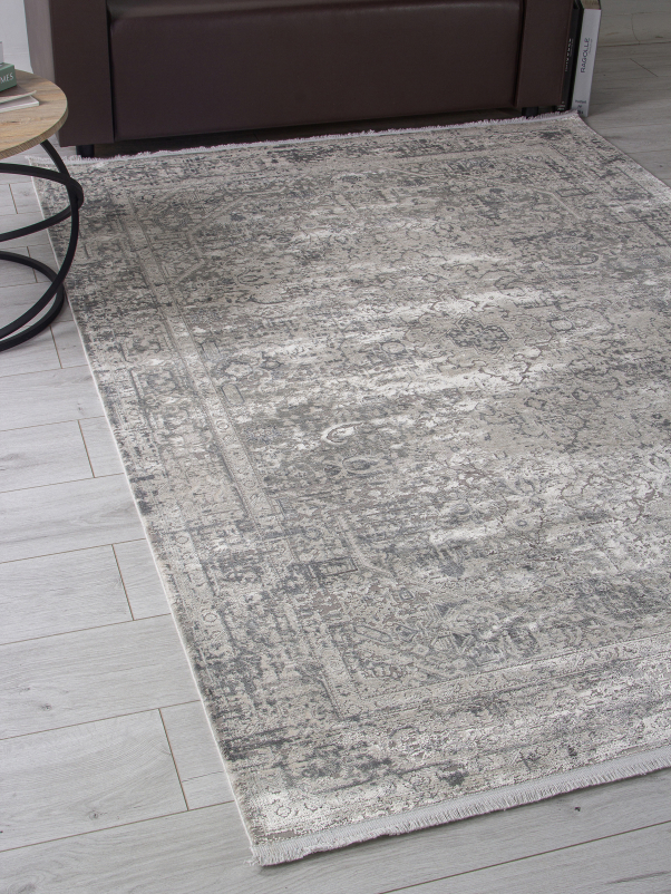 Ковер F999DG - GREY / L.GREY - Прямоугольник
