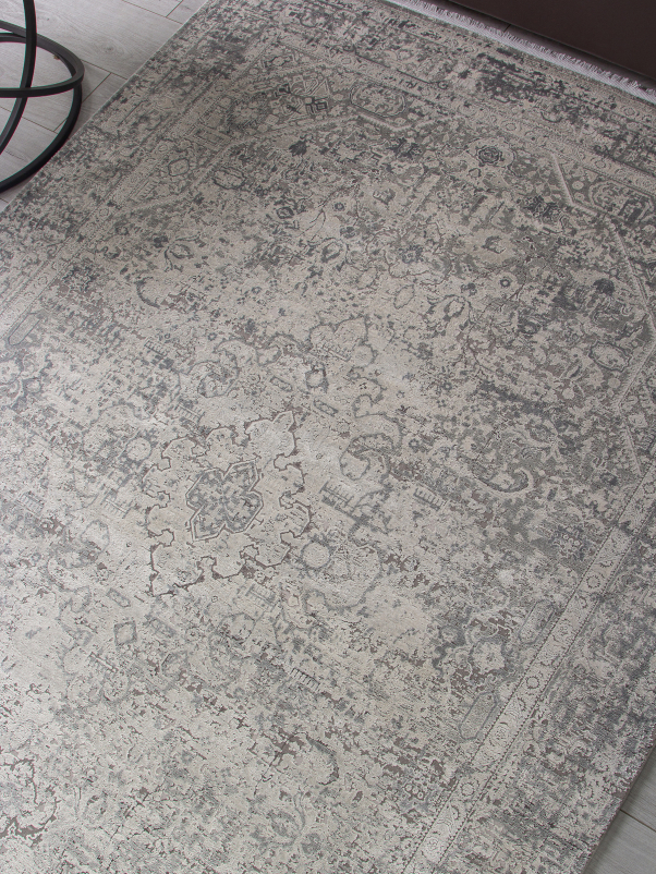 Ковер F999DG - GREY / L.GREY - Прямоугольник