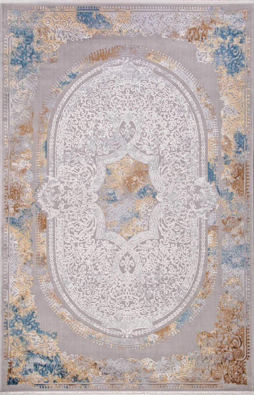 Ковер 18134 - L.GRAY / BLUE - Прямоугольник