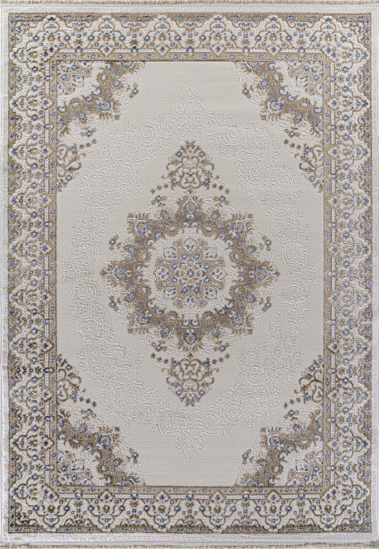Ковер 27236A - CREAM / BLUE - Прямоугольник