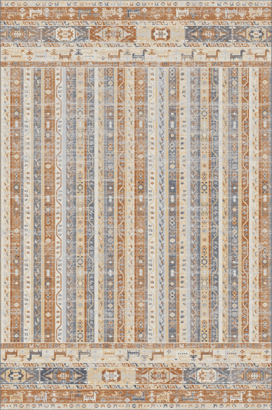 Ковер F597 - ORANGE - Прямоугольник