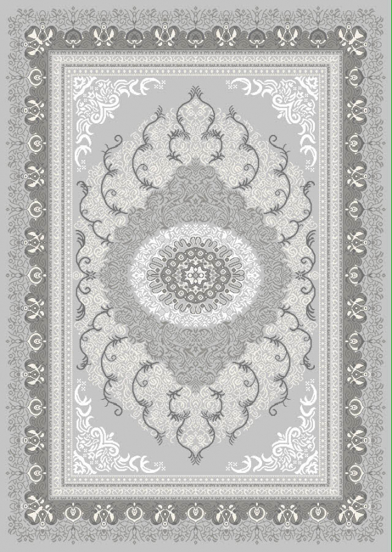 Ковер 9114G - GREY / GREY - Прямоугольник