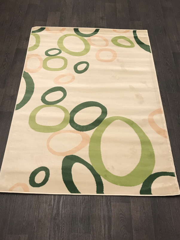 Ковер VR09 - CREAM-GREEN - Прямоугольник