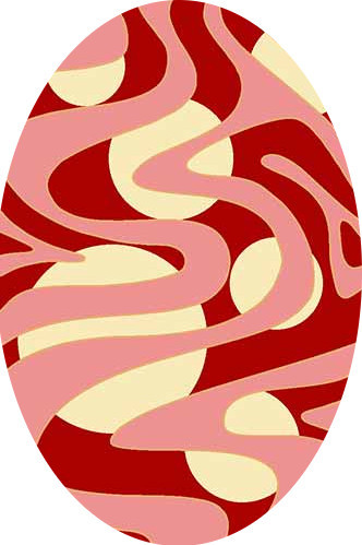 Ковер VR12 - PINK - Овал