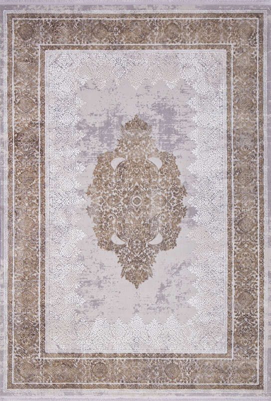 Ковер 03996A - WHITE / L.BEIGE - Прямоугольник