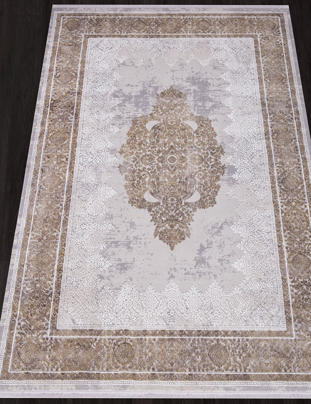 Ковер 03996A - WHITE / L.BEIGE - Прямоугольник