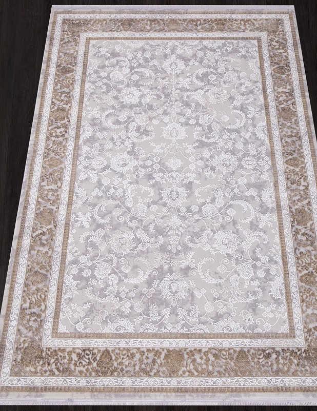 Ковер 04012B - WHITE / L.BEIGE - Прямоугольник