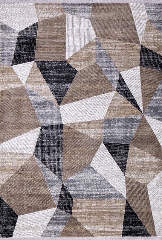 Ковер 04155A - WHITE / L.BEIGE - Прямоугольник