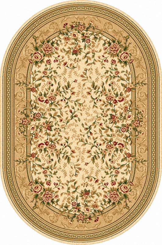 Ковер D037 - BEIGE - Овал