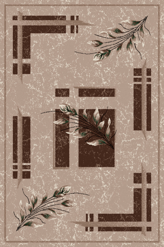 Ковер 5985 - BEIGE-BROWN - Прямоугольник