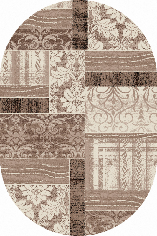 Ковер D220 - BEIGE - Овал