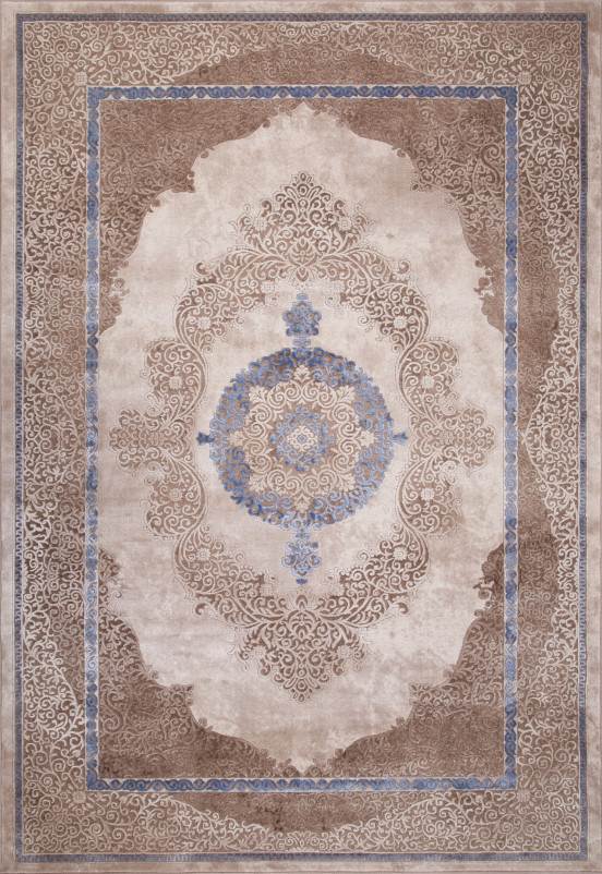 Ковер 3419 - BEIGE-BLUE - Прямоугольник