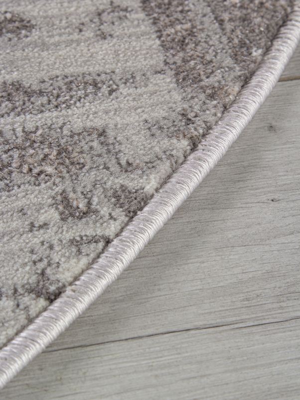 Ковер F237 - GRAY-BEIGE - Овал