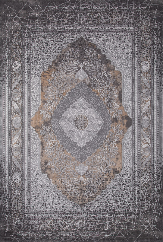Ковер 34333 - 958 GREY / BROWN - Прямоугольник
