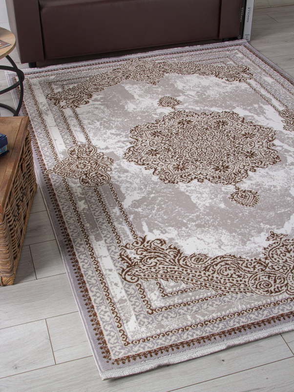 Ковер F580 - GRAY-GREEN - Прямоугольник