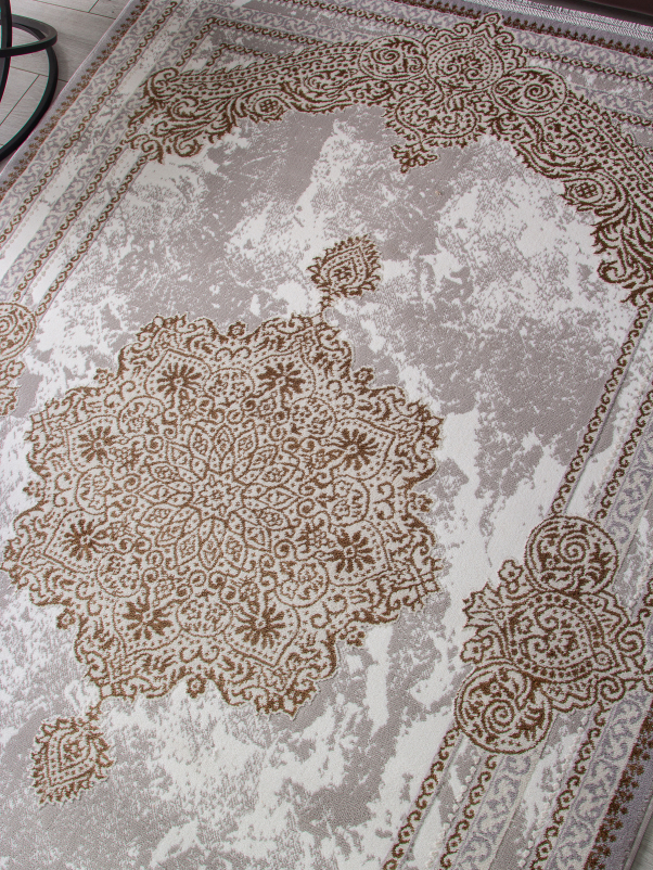 Ковер F580 - GRAY-GREEN - Прямоугольник