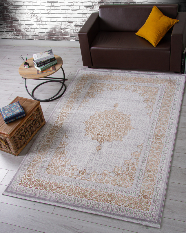 Ковер F584 - GRAY-GREEN - Прямоугольник